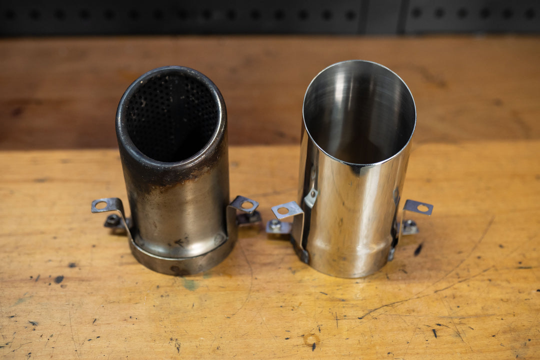 Aston Martin V8/V12 Vantage Slash Cut Exhaust Tips