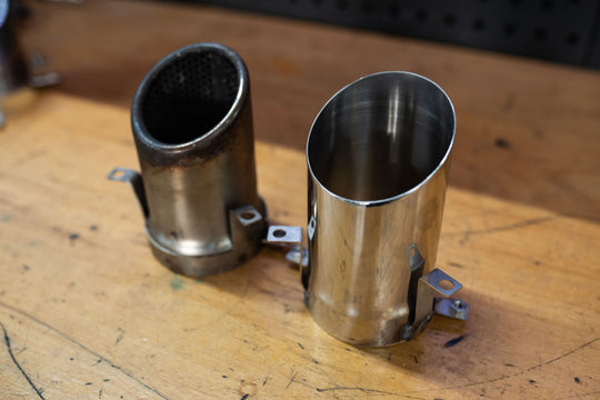 Aston Martin V8/V12 Vantage Slash Cut Exhaust Tips