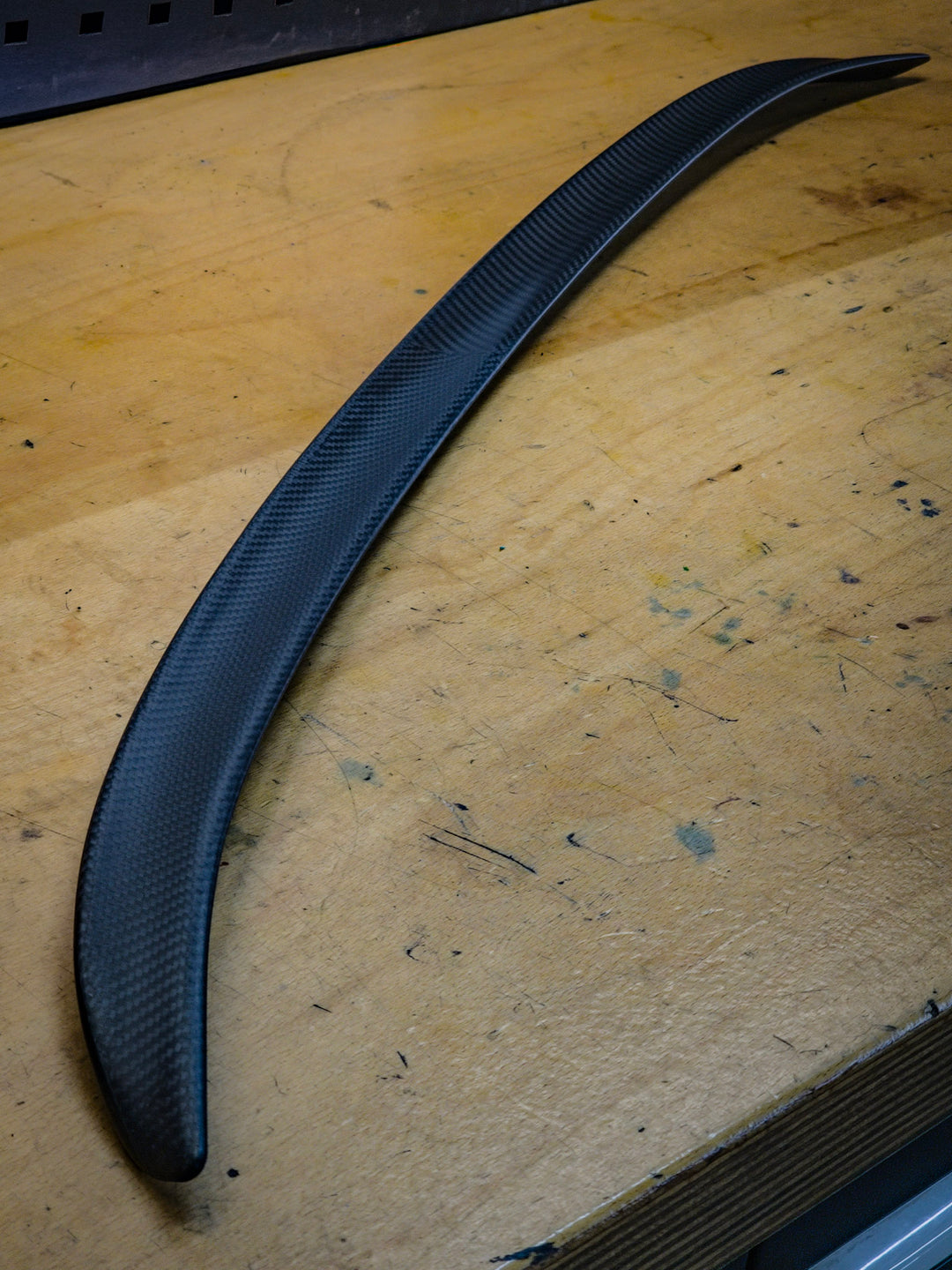Raw matt carbon OEM+ rear lid spoiler for AM6 Vantage 2018+